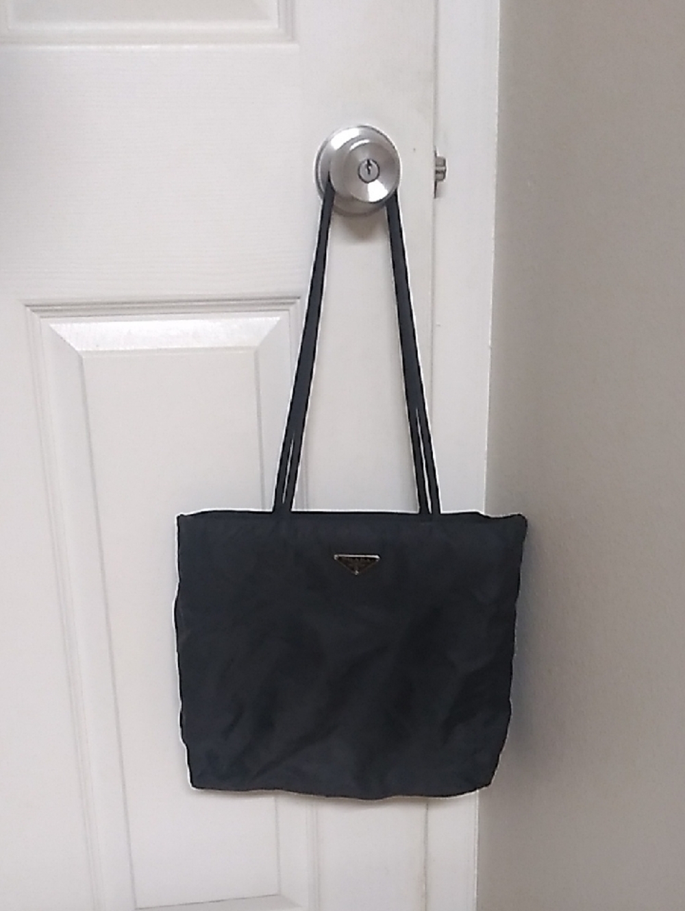 Vintage Prada Classic Nylon Tote Bag